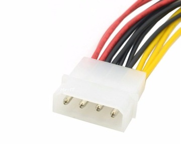 РАЗВЕТВИТЕЛЬ ПИТАНИЯ MOLEX на 5 разъемов SATA