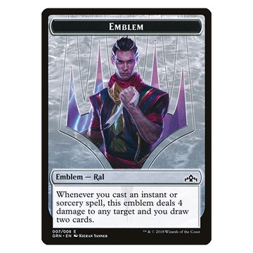 MTG Emblem Ral, Izzet Viceroy