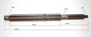 Wałek kół rewersu długi T-25 Ruski 14373014