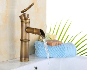 фото ориг. №4, Washbasin faucet retro high gold royal