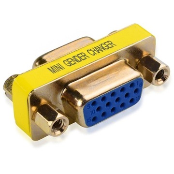 ŁĄCZNIK ADAPTER GENDER VGA - VGA 2x ŻEŃSKI GNIAZDO WIREWAY