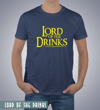 Прикольная футболка Lord of the Drinks в подарок L