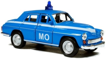 Auto Samochód FSO Warszawa 224 1:39 MILICJA MO NIEBIESKA WELLY