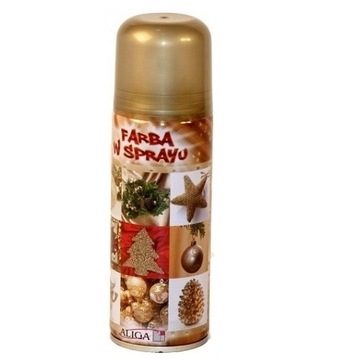 FARBA W SPRAYU OZDOBNA 250 ML SPRAY ŚWIĘTA 4xKOLOR