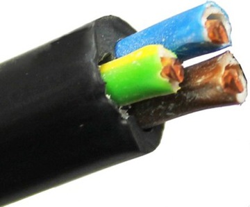 Kabel Okrągły elektryczny, ziemny YKY Elektrokabel 3 x 2,5 ( 1 szt= 20 mb)
