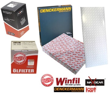 3 FILTRY SADA FILTRŮ CITROEN C5 II PEUGEOT 407 PO FACELIFT