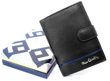 PIERRE CARDIN skórzany portfel męski OCHRONA RFID