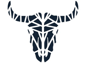 Diamond Cut Buffalo - szablon głowa byka