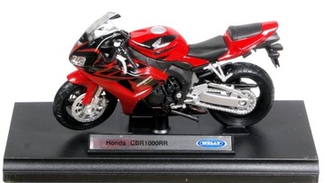 МОТОЦИКЛ МОТОР HONDA CBR 1000RR WELLY 1:18 RACER коллекционная модель