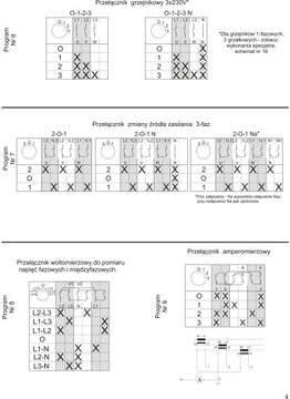 Выключатель питания, сеть, генератор 63А в корпусе