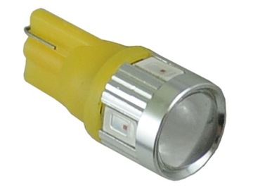 Mocna żarówka LED T10 w5w w16w POMARAŃCZOWA 12 24v