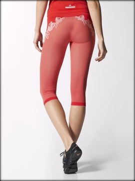 ADIDAS STELLA McCARTNEY INTARSIA-KNIT SCARLET YOGA