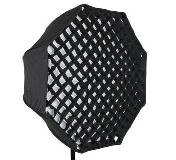 PARASOLKA SOFTBOX OCTA 80cm + SIATKA GRID