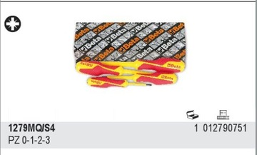 КРЕСТОВЫЕ ОТВЕРТКИ BETA PZ, ИЗОЛИРОВАННЫЕ ДО 1000 В, 1279MQ