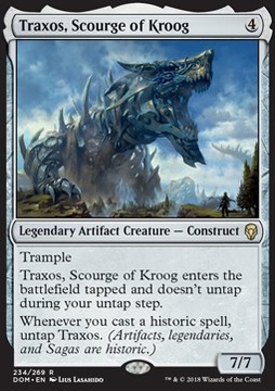 Traxos, Scourge of Kroog - 7/7 trample za 4 mana @