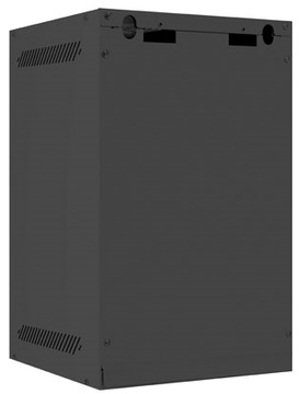 Подвесной серверный шкаф RACK 10 дюймов 9U 280x310 мм черный со стеклянной дверью