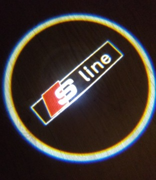 СВЕТОДИОДНЫЕ ПРОЕКТОРЫ ЛОГОТИПА AUDI 7 рисунков A3 A4 A5 A6 A8