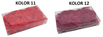 ПЕРЬЯ 50 ГРАММ ПЕРЬЯ ДЕКОРАТИВНЫЕ 24 ЦВЕТА 300 ШТ.