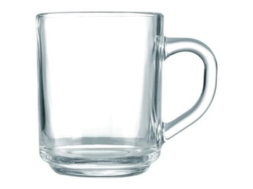 Kubek bezbarwny 250ml KPL 6 sztuk