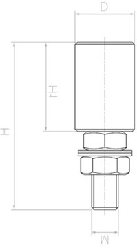 ВЕРХНИЙ НАПРАВЛЯЮЩИЙ РОЛИК ДЛЯ РАЗДВИЖНЫХ ВОРОТ FI 42MM