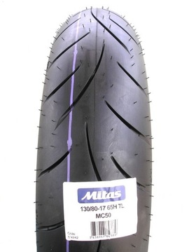 130/80-17 MITAS MC50 TL 65H 130/80/17 MC 50 OPONA NOWA MOTO TYŁ 130/80R17