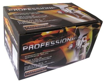 Pistolet lakierniczy PROFESSIONAL HVLP dysza 2,0 mm górny zbiornik 600 ml