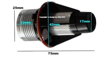 КОЛЬЦА СВЕТОДИОДНЫХ ЛАМП ГАБАРАТОВ BMW E39 E53 E65 E66 E60