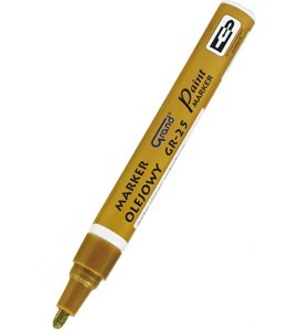 Marker olejowy olejny złoty 8kol