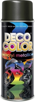 DECO COLOR CZARNY METALIK AKRYL SPRAY 400ml