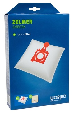 МЕШКИ ДЛЯ ПЫЛЕСОСА ZELMER JUPITER ZVC425HT 4 шт.