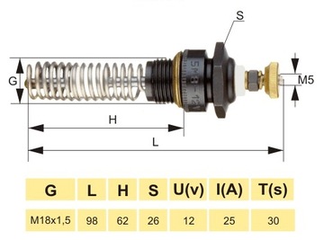 Свеча накаливания Iskra SM8B Ursus C330, 335 312C Rak