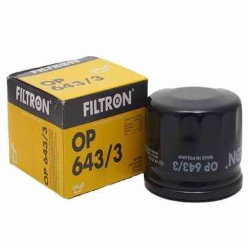 FILTRON ФІЛЬТЕР МАСЛА OP643/3 