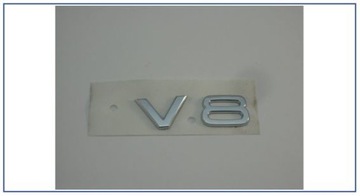 ЭМБЛЕМА ПЛОХАЯ НАДПИСЬ V8 FENDER AUDI A4 A5 RS4 ОРИГИНАЛ ASO КАЧЕСТВО