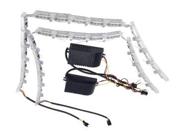 МОДУЛЬНЫЕ ДНЕВНЫЕ СВЕТОДИОДНЫЕ ДХО ПОЛОСКИ ПОВОРОТОВ 2в1