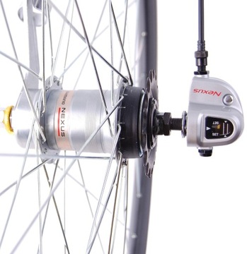 Koło 24 ALU SHIMANO NEXUS 3V BIEGI MANETKA czarne