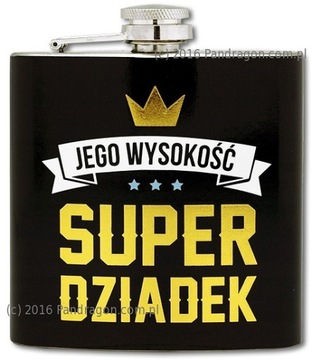 PIERSIÓWKA royal prezent SUPER DZIADEK prezent na dzień dziadka urodziny