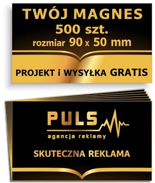 magnesy reklamowe na GADŻET na lodówkę 500 szt.