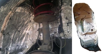 КОВрик БУТИЛБИТУМАЛЬНЫЙ ЗВУКОВОЙ 100х50 см с клеем, снижение вибрации