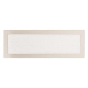 Kratka Wylotowa Wentylacyjna Kominkowa KRATKI 17x49 Kremowa Wylot Ozdobna