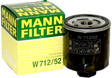 AUDI VW SKODA 1.0 - 1.4 FILTR OLEJU MANN W712/52