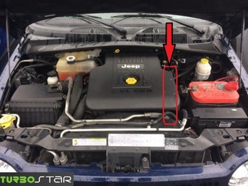 RURA WĄŻ TURBO JEEP CHEROKEE 2.8CRD 55037730AD