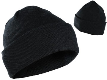 Wojskowa Ciepła CZAPKA ZIMOWA Watch Cap - Czarna