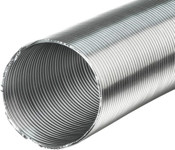 KANAŁ ELASTYCZNY ROZCIĄGANY PRZEWÓD RURA ALUMINIUM SPIROFLEX ALUFLEX 80/3m