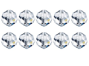 Koralik kryształowy 14mm do nawlekania żyłkę 10szt