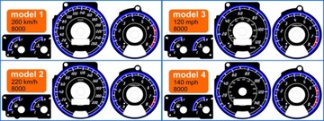 Стрелки одометра Indiglo Subaru Impreza 96-00