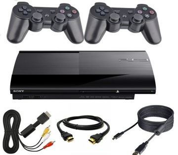 PLAYSTATION 3 PS3 500GB + 2 NOWE PADY +OKABLOWANIE