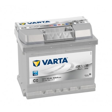 AKUMULATOR VARTA SILVER 52Ah C6 PIASECZNO