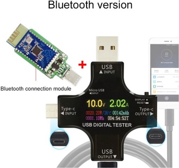 J7-c BT_BTE-595 Измеритель напряжения и тока порта USB-C