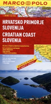 Mapa Marco Polo Chorwacja Słowenia Wybrzeze Bośnia