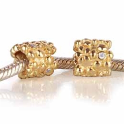 Zawieszka srebrna 24k Kwiatuszki z SWAROVSKI ELEME